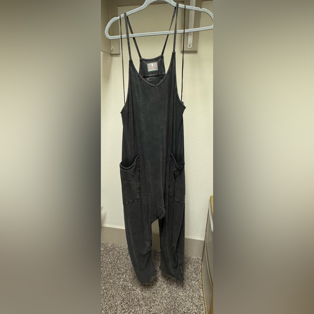 FP Movement Hot Shot Onesie Washed Black Medium